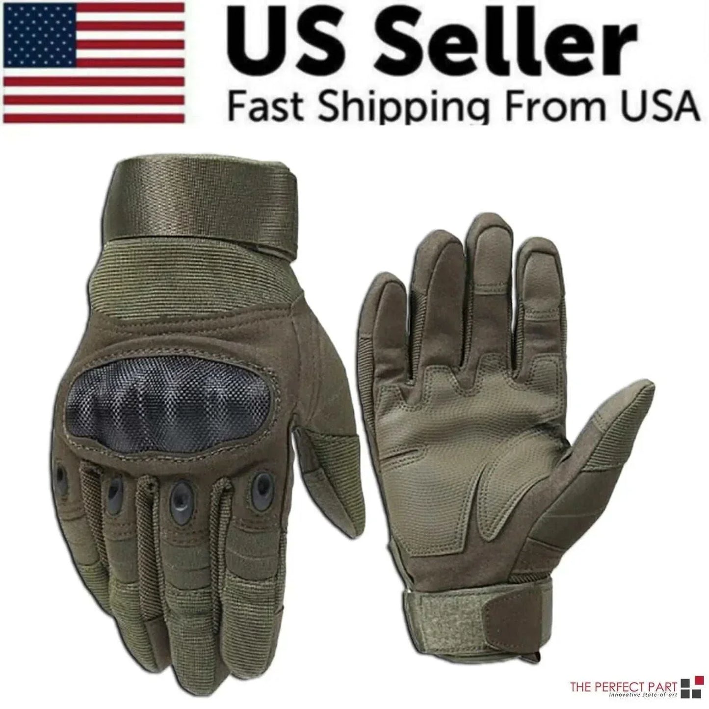 Tactical carbon fiber knuckle gloves for riding and outdoor work with touchscreen fingertips and adjustable wrist strap.